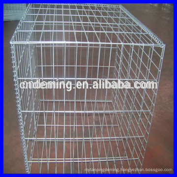 hot dipped galvanized gabion cage ( big factory & exporter )